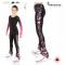 Legging de patinage noir et blanc