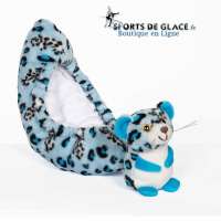 Protège lames queue de léopard bleu