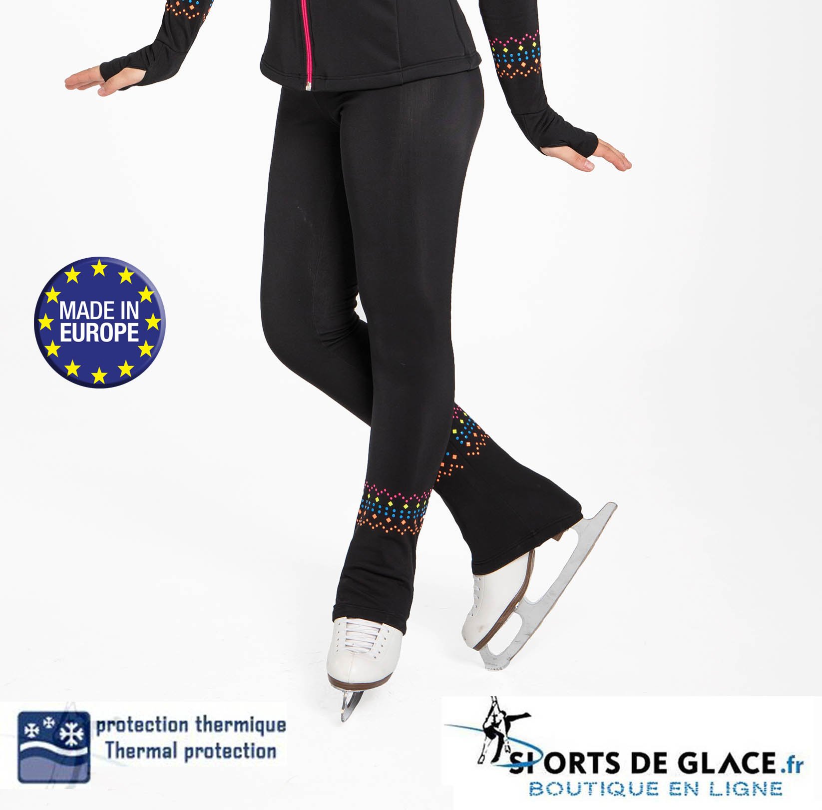 Pantalon de patinage Thermique Zig Zag SPORTS DE GLACE France