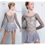 Grey Blush competition dress