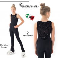 Sagester Black Overall with Swarovski