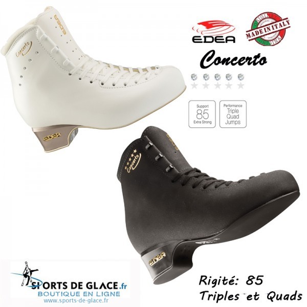Edea Ice skates Concerto Boots SPORTS DE GLACE France