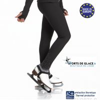 Stirrup pants with rhinestuds