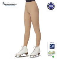 Nude warm fleece leggings