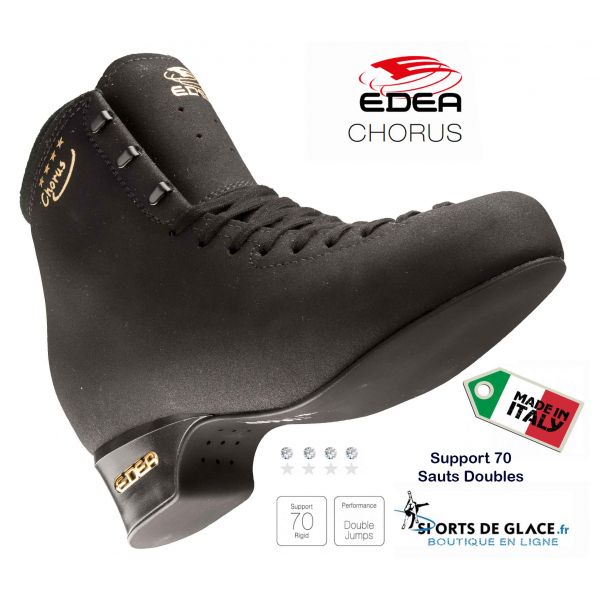 Patins Edea Chorus Noirs SPORTS DE GLACE France