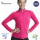 veste de patinage polaire strassée rose