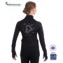 Veste de patinage thermique patin strassé