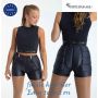 Full zip protective shorts