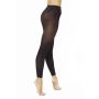 Footless black microfiber tights