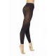 Footless black microfiber tights