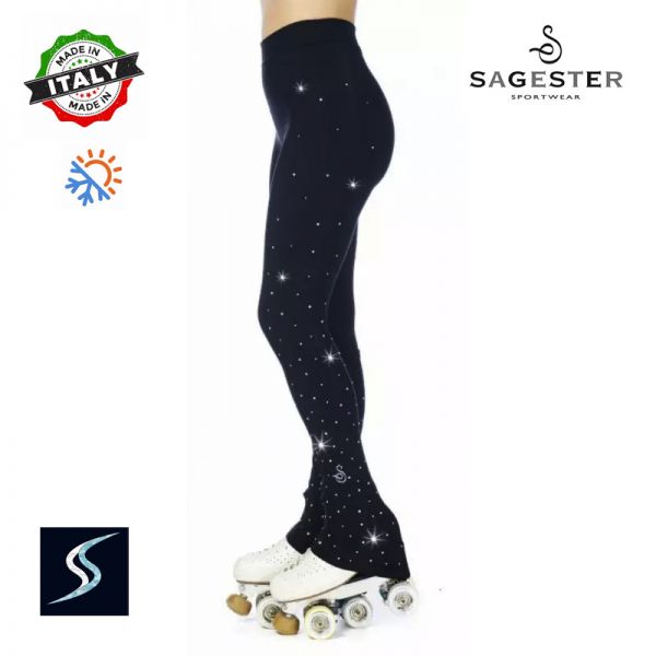Pantalon de patinage swarovski polaire Sagester SPORTS DE GLACE